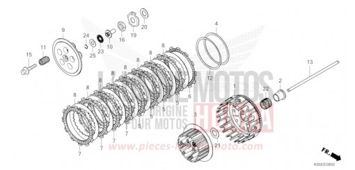 EMBRAYAGE CRF250RN de 2022